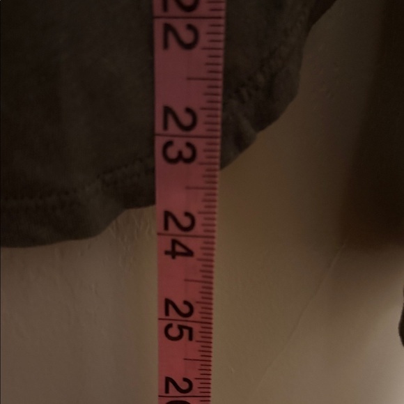 Standard James Perse Dark Gray Linen Long Sleeve Pocket Tee - Picture 9 of 9